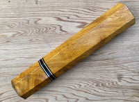 Custom Japanese Knife handle (wa handle) for 180-210mm - Rare pheasant wood