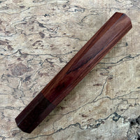 Custom Japanese Knife handle (wa handle) for 210mm - Yucatán rosewood and Katalox