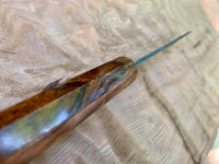 Custom Sugi Fujiwara Petty 150mm - Desert Ironwood