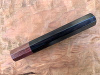 Custom Japanese Knife Handle - African Blackwood and Katalox