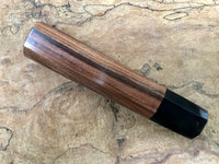 Custom Japanese Knife handle (wa handle) for 165-210 - Bolivian Rosewood and Buffalo horn