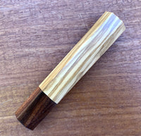 Custom Japanese Knife handle (wa handle) for 165-210mm - olive wood and Honduran rosewood