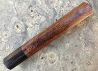 Custom Japanese Knife handle (wa handle) for 240mm - Granadillo