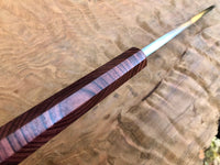 Custom Sasaoka Shirogami Damascus Deba 165mm - Kingwood