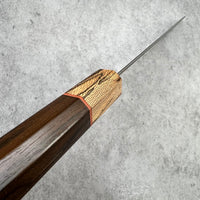 Custom Tsunehisa Nami AUS10 Damascus Gyuto 210 mm - Ziricote and Sycamore