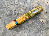 Custom Japanese Knife handle (wa handle) for 165-210 - Dyed yellow cedar