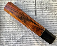 Custom Japanese Knife handle (wa handle) for 240mm - Cocobolo and horn