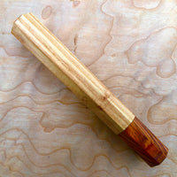 Custom Japanese Knife handle (wa handle) for 165-210mm - American chestnut and cocobolo