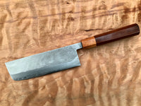 Custom Masutani VG1 Nishiiji Damascus Nakiri 180mm - Rosewood