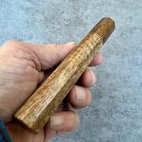 Custom Japanese Knife handle (wa handle) for 240mm - Mango (subtle curl) and Tasmanian Blackwood