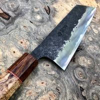 Custom Manaka Kisuke Aogami 2 Bunka 165mm - Mango Burl and desert Ironwood