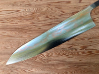 Yu Kurosaki Houou Rainbow Colored Damascus VG10 Gyuto 240 mm - Blade Only