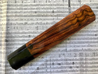 Custom Japanese Knife handle (wa handle) for 165-210mm - Figured Ironwood