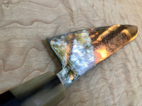 Custom Tsunehisa Nami AUS10 Damascus Gyuto 240 mm - Rosewood and horn