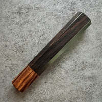 Custom Japanese Knife handle (wa handle) for petty knives: African Blackwood