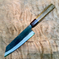Custom Kyohei Iron clad Aogami Kurouchi bunka - Bocote and wenge