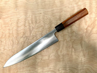 Custom Tsunehisa Ginsan 3 Migaki Gyuto 240 - Brazilian Cherry