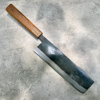 Nishida Iron Clad Shirogami 1 Kurouchi Nakiri 210mm