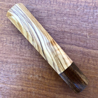 Custom Japanese Knife handle (wa handle) for 165-210mm - Olive and Tasmanian Blackwood