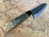 Custom Sugi Fujiwara Shirogami 1 Gyuto 210 - Buckeye Burl
