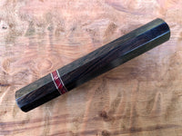 Custom Japanese Knife Handle - Extra nice African Blackwood