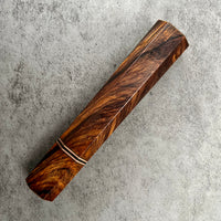Custom Japanese Knife handle (wa handle) for 240mm - Figured cocobolo