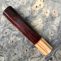 Custom Japanese Knife handle (wa handle) - Rosewood and olive