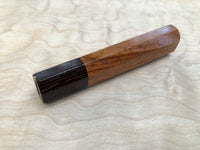 Custom Japanese Knife Handle (Wa Handle) - Yucatán Rosewood and Wenge