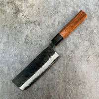 Custom Yu Kurosaki Fujin Aogami Super Hammered 165 Nakiri - Tiger Myrtle