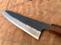 Custom Tsunehisa AS KU Hammered Gyuto 210mm - Yucatán Rosewood
