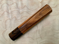 Custom Japanese Knife handle (wa handle) - Brazilian Cherry and Ziricote