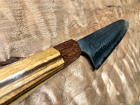 Custom Anryu B2 hammered Gyuto 210mm - Zebrawood