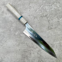 Custom Yu Kurosaki Gekko HAP40 Gyuto 210mm - White pearl and turquoise