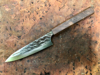 Yu Kurosaki Raijin Cobalt Special 120mm chef petty - walnut stock handle