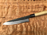 Sugi Tanaka Black Kurouchi Shirogami W2 Gyuto 210mm