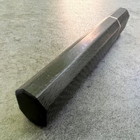 Custom Japanese Knife handle (wa handle) for 240mm - Carbon fiber and nickel- silver