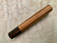 Custom Japanese Knife handle (wa handle) - Brazilian Cherry and Ziricote