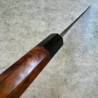 Custom Hatsukokoro Komorebi B2 Gyuto 210mm - Desert ironwood burl and horn