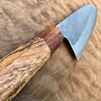 Custom Matsubara B2 Hammered Tall Gyuto 210mm - Spalted Tamarind and rosewood