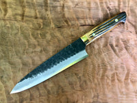 Takeshi Saji Aogami Super 210 Gyuto - Bone handle