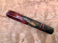 Custom Japanese Knife Handle - Mesquite burl hybrid