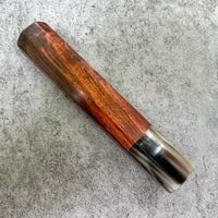 Hanoi Made Custom Japanese Knife handle (wa handle) for 240 : Rosewood and horn