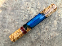 Custom Japanese Knife handle (wa handle) for 240mm - Box elder hybrid