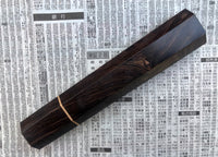 Custom Japanese Knife handle (wa handle) for 240mm - Figured African Blackwood