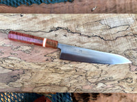 Custom Tsunehisa Ginsan 3 Migaki Gyuto 210 (8”) with Curly Mango