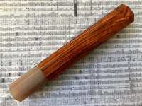 Custom Japanese Knife handle (wa handle) for 165-210mm - Cocobolo and blonde horn