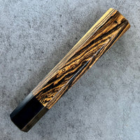 Custom Japanese Knife handle (wa handle) for 240mm - Bocote and horn