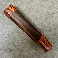 Custom Japanese Knife handle (wa handle) for 165-210mm - East India Rosewood and Cocobolo