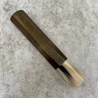 Hanoi Made Custom Japanese Knife handle (wa handle) for 240 : Rosewood and horn