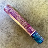 Custom Japanese Knife handle (wa handle) for 165-210mm: Dyed curly mango